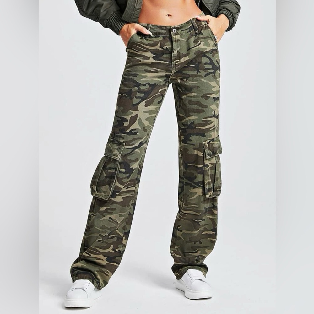 SHEIN Cargo Flap Pants